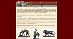 Desktop Screenshot of bronze-gallery.com